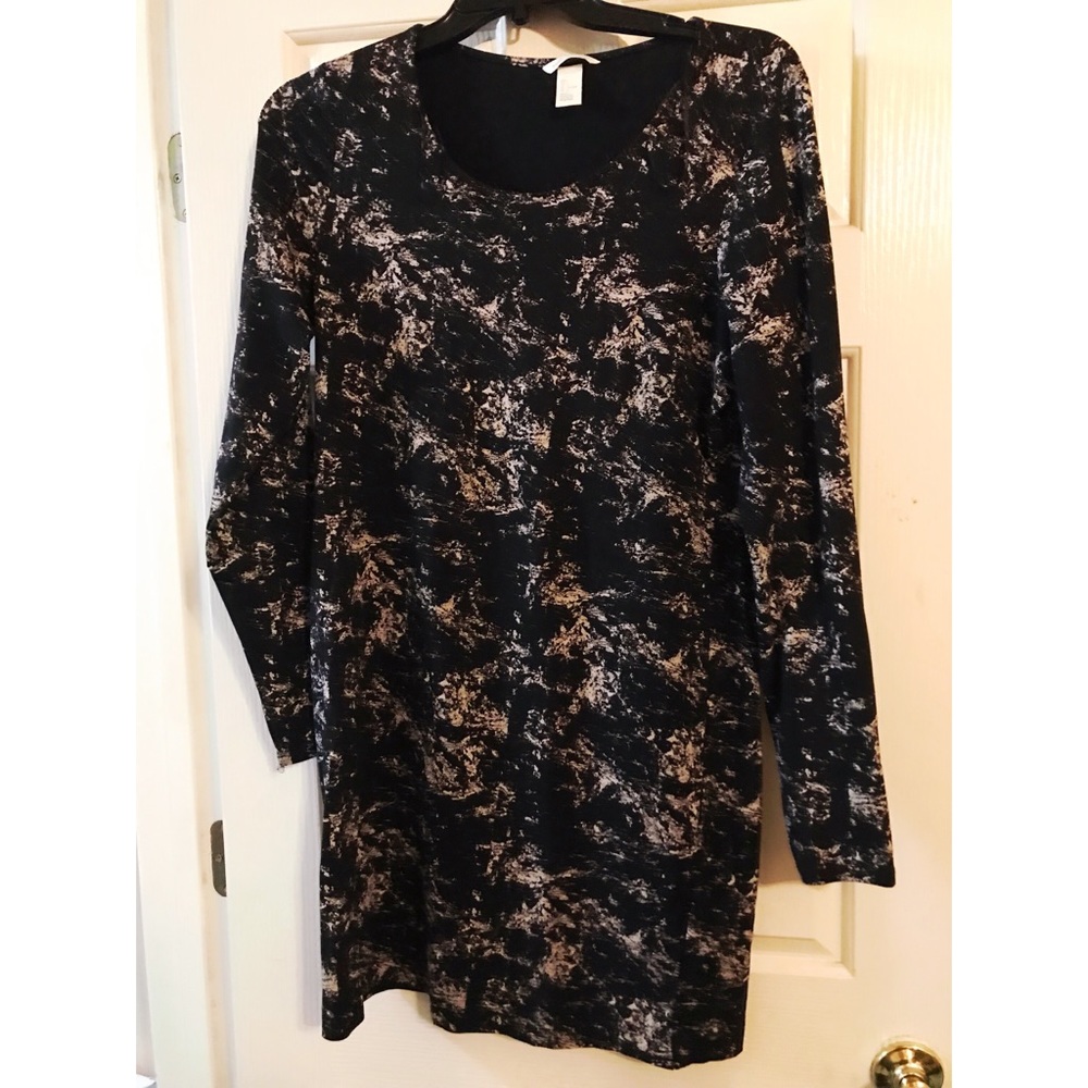 H&M Printed Body con dress
